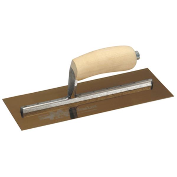 Flat Golden Stainless Steel PermaShape Trowel